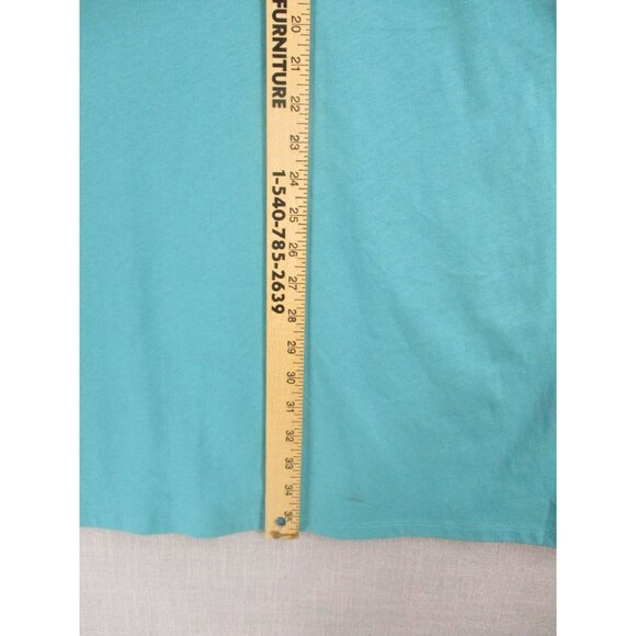 Old Navy Womens Aqua Sleeveless Tank Top XXL Petite 100% Cotton Made In Vietnam - Picture 5 of 9